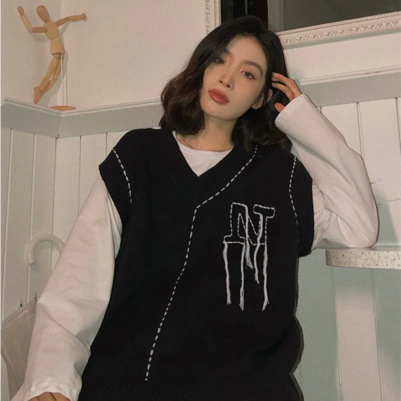 

Sandro Rivers Жилет женский мешковатый в стиле ретро, свободного покроя