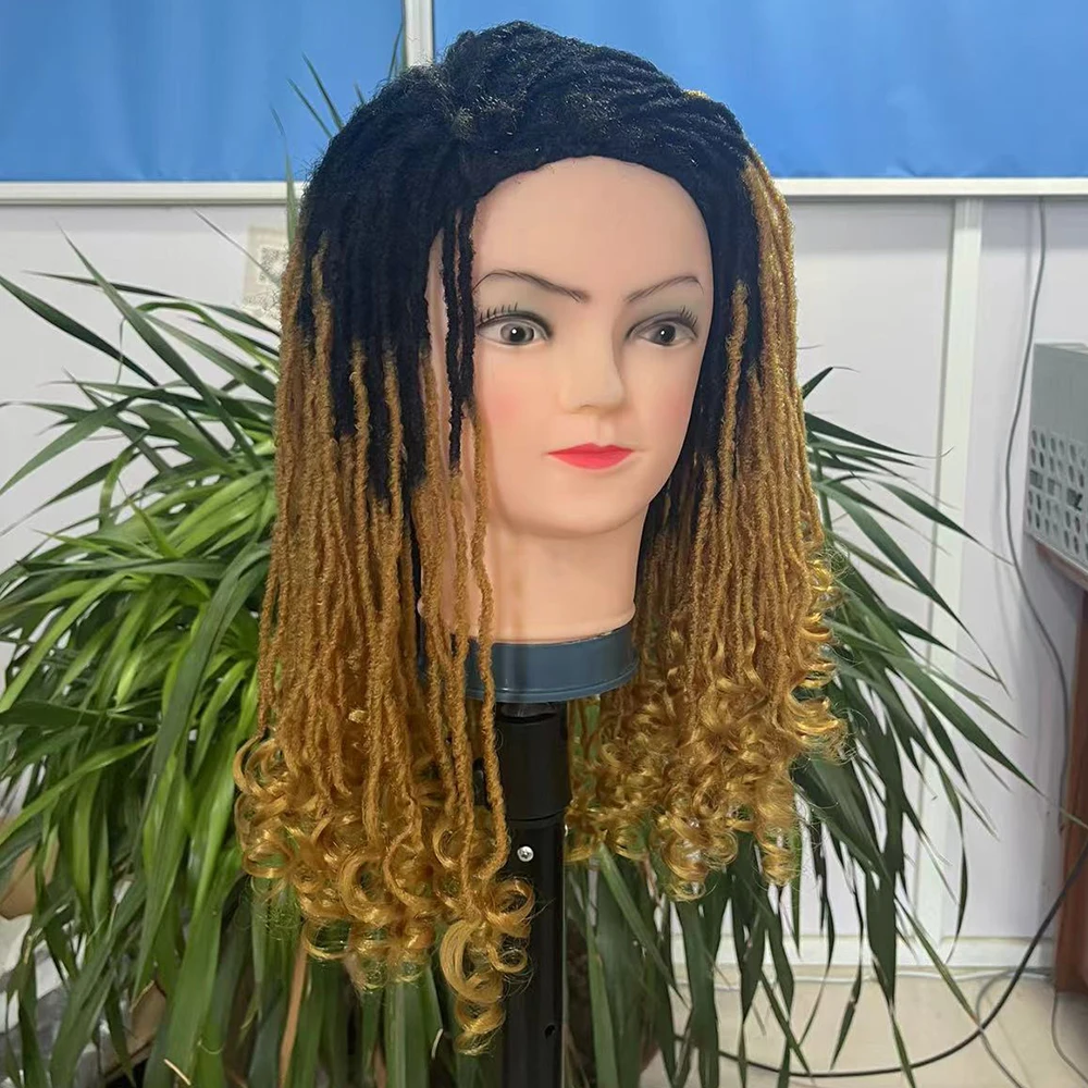 Удлинители волос YunRong Dreadlock синтетические волосы уток с кудрявыми концами для