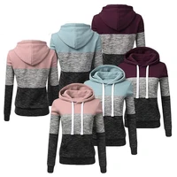 autumn womens 2022 new sweatshirt womens long sleeve hooded womens top casual color pullover
