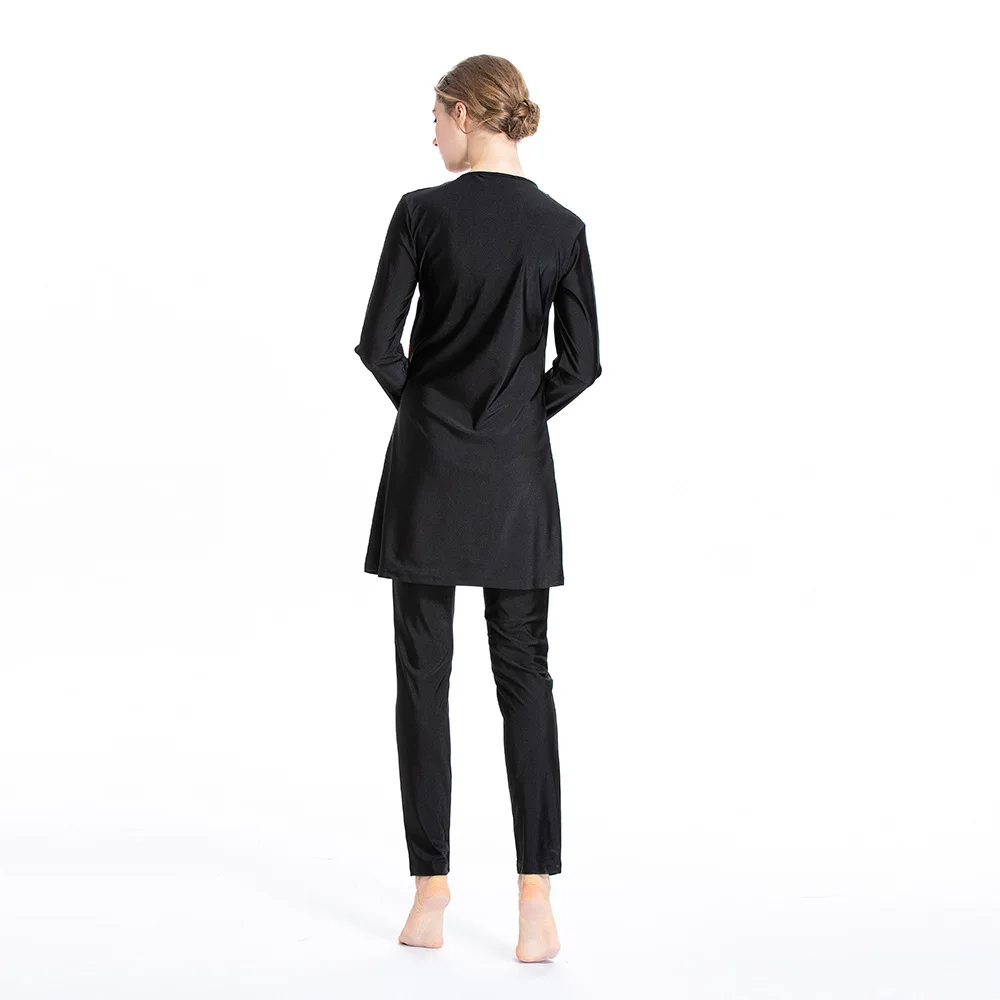S-6XL Muslim's Swimwear Conservative Hui Swimsuit Sunscreen Three-piece Swimsuit Burkini Islamique Femme Burkini Femme Musulmane