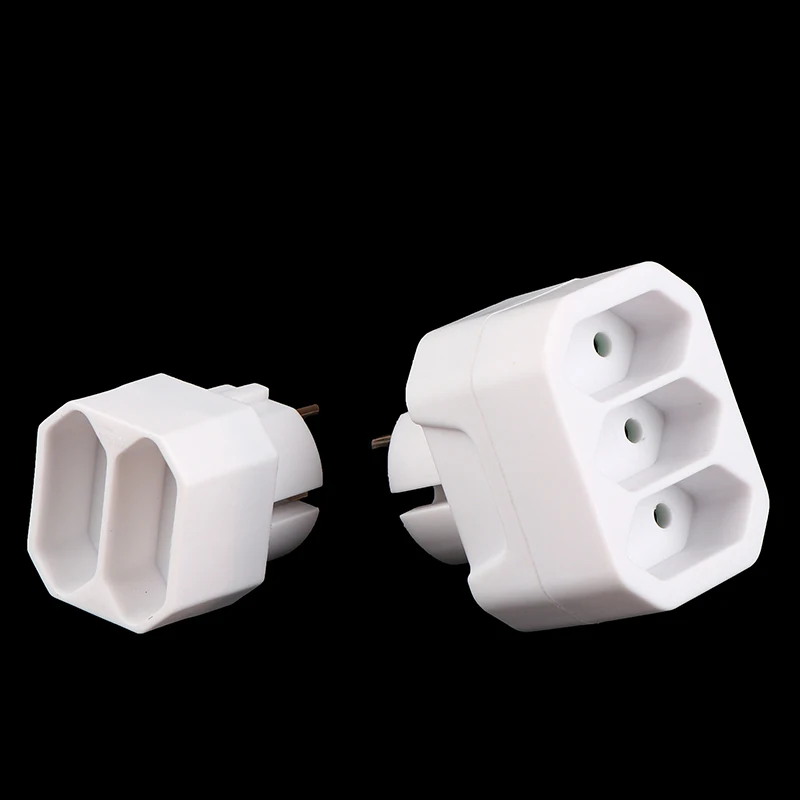 Вилка-переходник ЕС от 1 до 2/1 3 направления розетка адаптера питания европейского