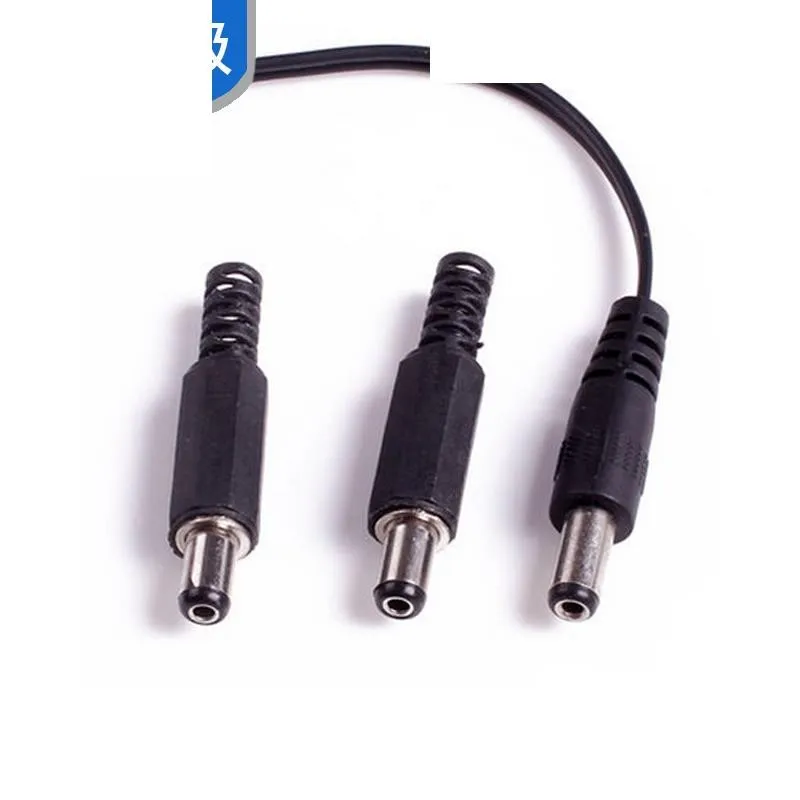 

Welded DC male head camera electric source monitoring DC 12 v power supply and power plug 5.5 * 2.1 MM