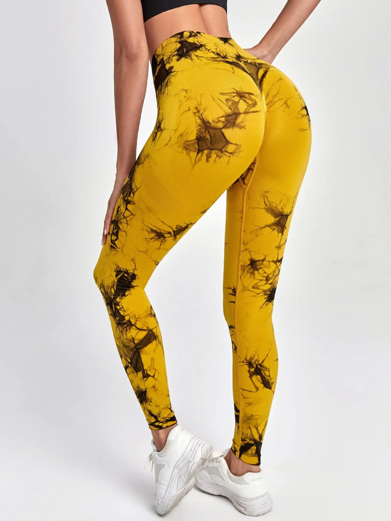 Women Yoga Pants Sport Leggings Tie Dye Seamless High Waist Push Up Woman Tights Fitness Workout Leggins Gym Clothing 2023 New