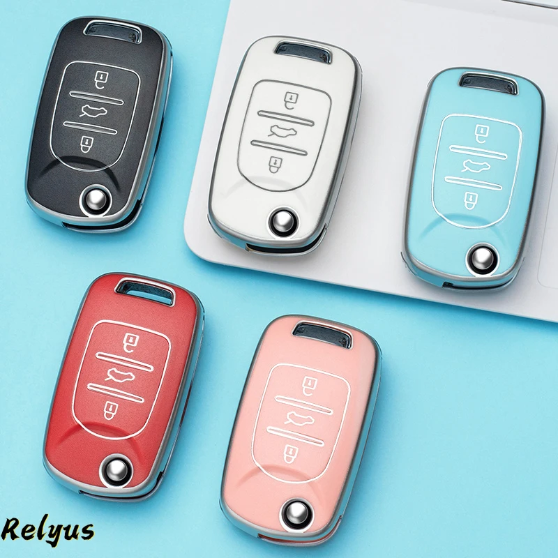 

TPU Car Key Case Protective Cover for Wuling Hongguang Baojun 510 730 560 310 E200 530 Key Shell Auto Accessories