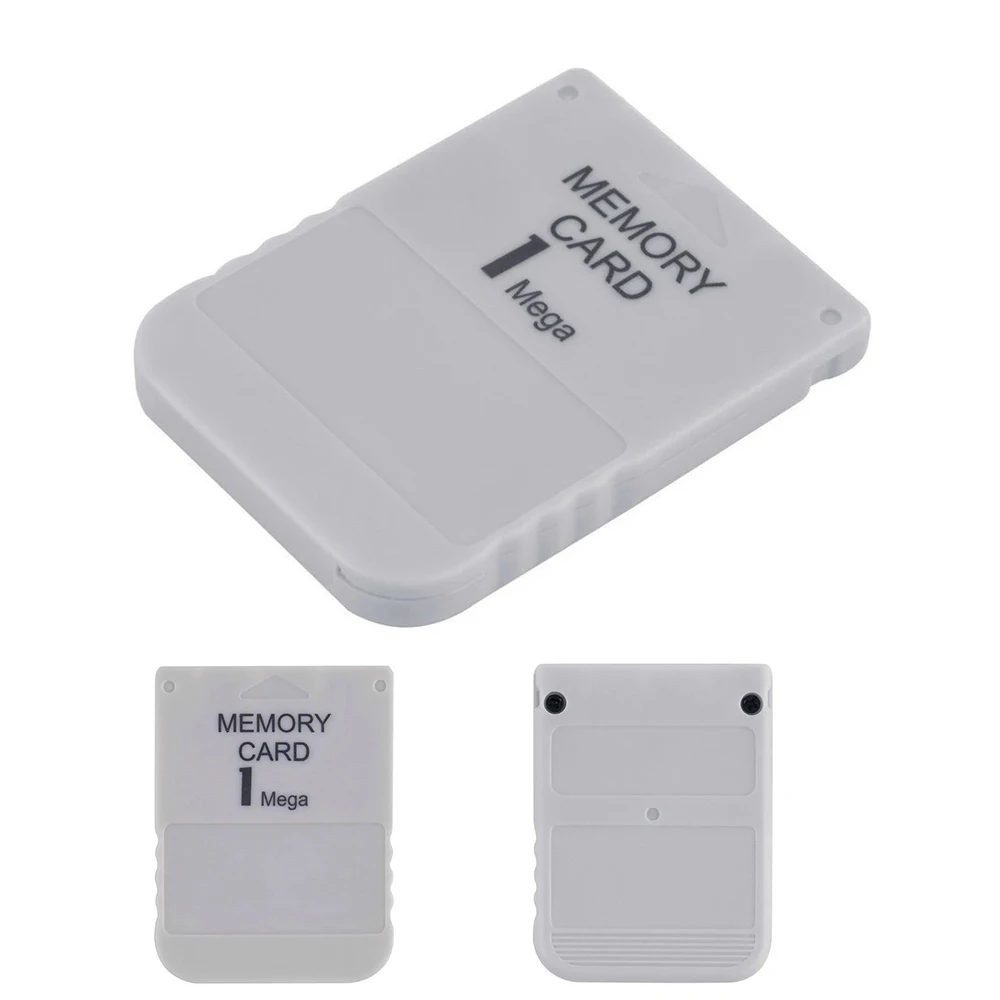 

10pcs for PS1 Memory Card 1 Mega Memory Card For PlayStation 1 One PS1 PSX Game Useful Practical Affordable White 1M 1MB