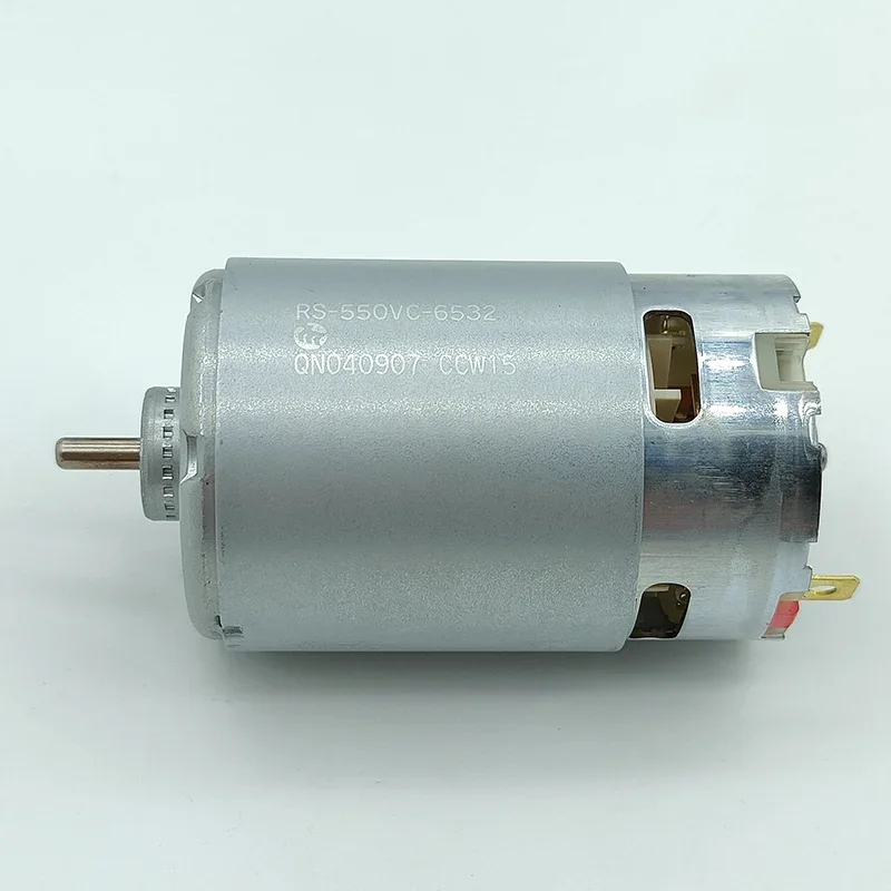 Фото Высокоскоростной электродвигатель Mabuchi RS-550VC-6532 CCW15 DC 12V 14.4V 18V 21000 об/мин для электроотверток, дрелей и садового инструмента №3