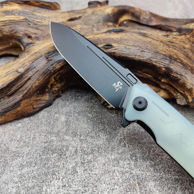 Новый складной нож sitive ST136 Real D2 карманный резец С флиппером и рукояткой G10 для