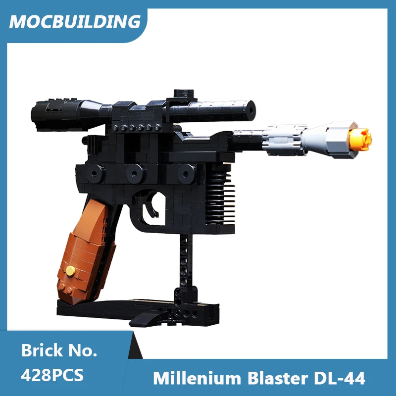 Строительные блоки MOC Millenium DL-44 Модель бластера DIY Собранные кирпичи Классический