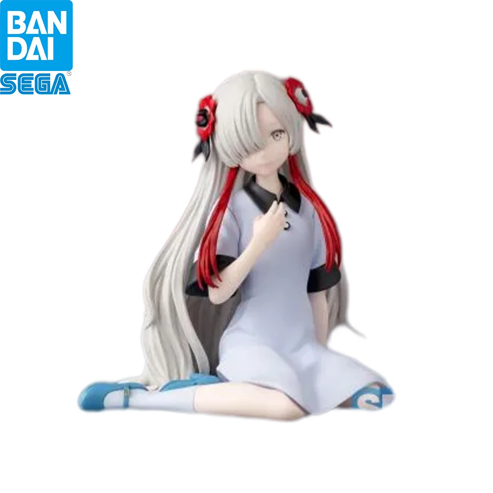 Фото Оригинальная фигурка SEGA PM Perching Kamitsubaki City Sekai Yorukawa Rose Hair Sit Anime Figure Desktop Decor Collection Gift №1