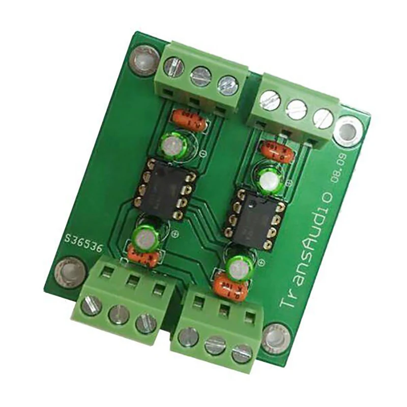 

DRV134PA Dual-Channel Single-Ended To Balanced Finished Board, Output Stereo Converter Board Low Distortion Dual Channel