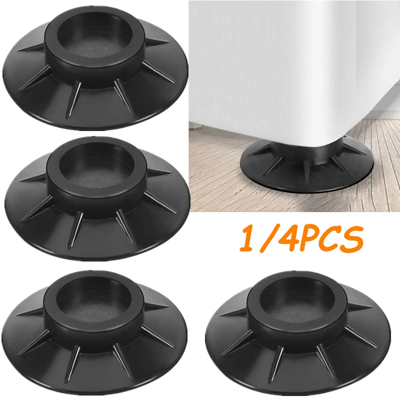 

4Pcs Anti Vibration Feet Pads Rubber Legs Slipstop Silent Skid Raiser Mat For Washing Machine Support Dampers Stand Non-Slip Pad