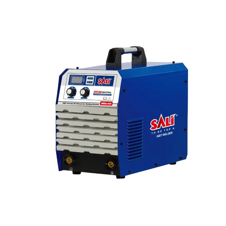 

SALI MMA-400 Electric Inverter Welder Factory Direct Sales Brand 220V DC Machine Steel Blue OEM Heating IGBT MMA ARC Welder Yiwu