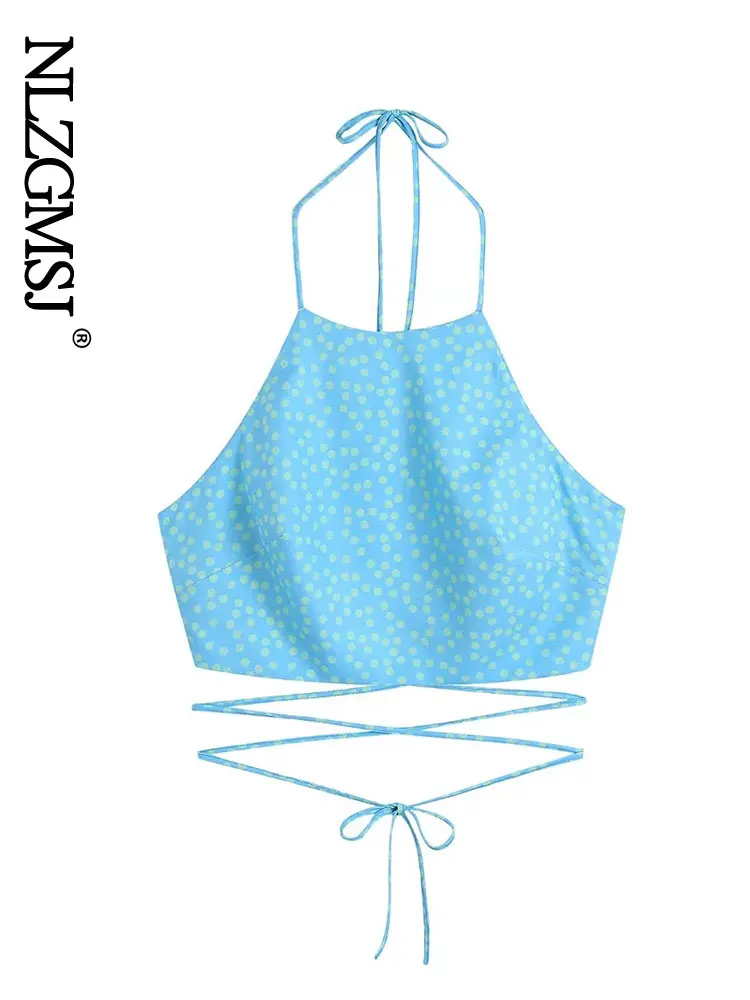 

Nlzgmsj 2022 Летняя женская сексуальная майка с открытой спиной, Женская майка, топы 202204