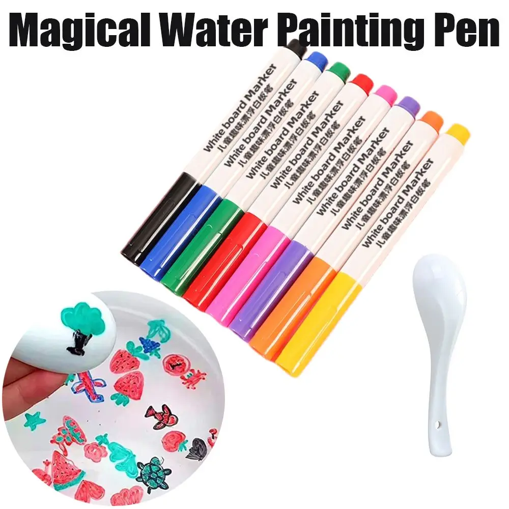 

Маркер Красочный Маркер Волшебная плавающая ручка каракули волшебная ручка для рисования водой стираемая плавающая ручка