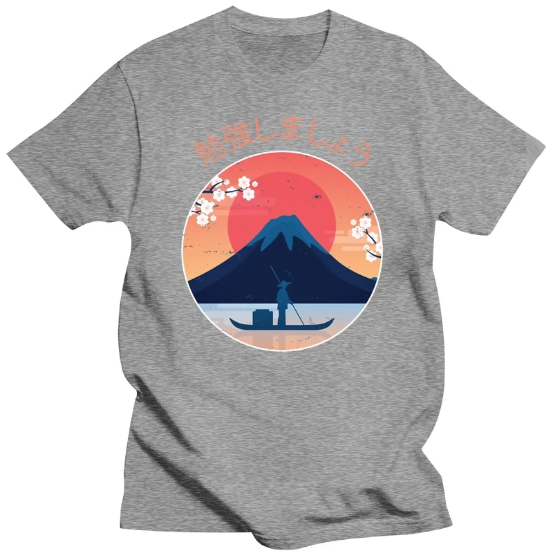 Футболка мужская с принтом модная тенниска оверсайз в японском стиле