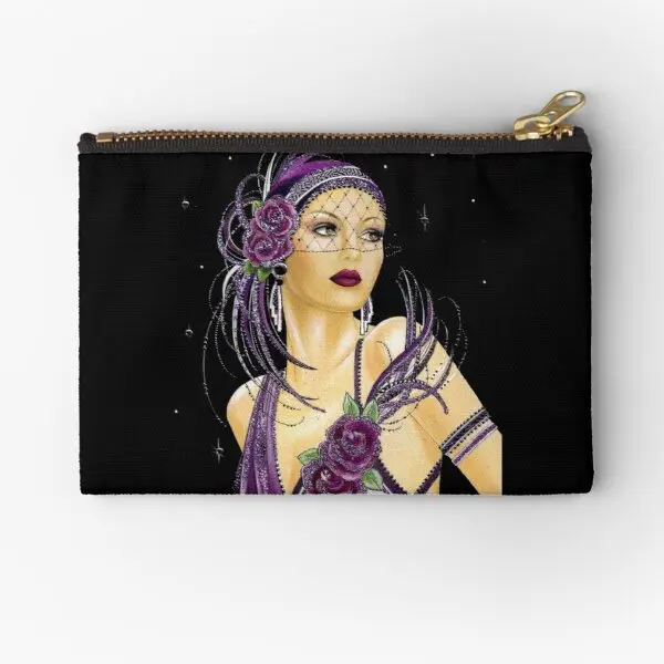 

Винтажная Хлопушка 1930, кармашки на молнии с принтом в стиле арт-деко, Мужская упаковочная сумка, карман для хранения чистых ключей, денег, ма...