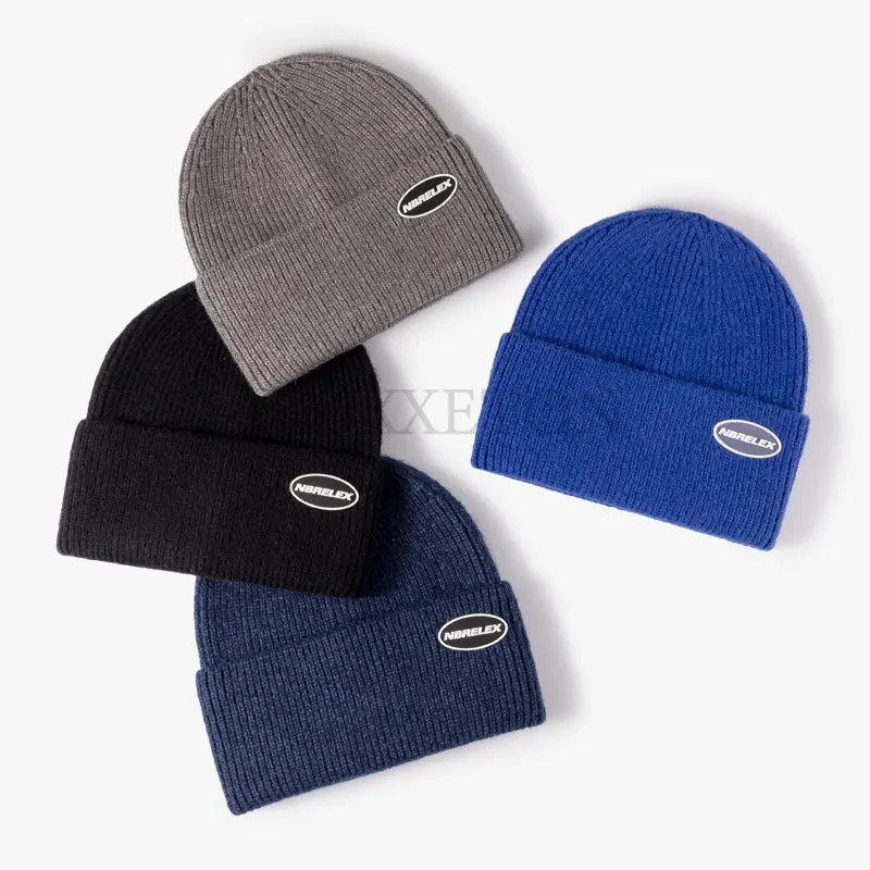 

Winter Knitted Hat Women's Beanie 2022 Autumn Warm Keeping Soft Fashion Style Beanies Skull Hat Women's Hat Wholesale LUXXETON