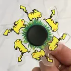 Аниме Покемон Пикачу Новинка Смешные боевые Топы игрушки-антистресс декомпрессионный пластиковый вращающийся Спиннер Kawaii подарок для бега