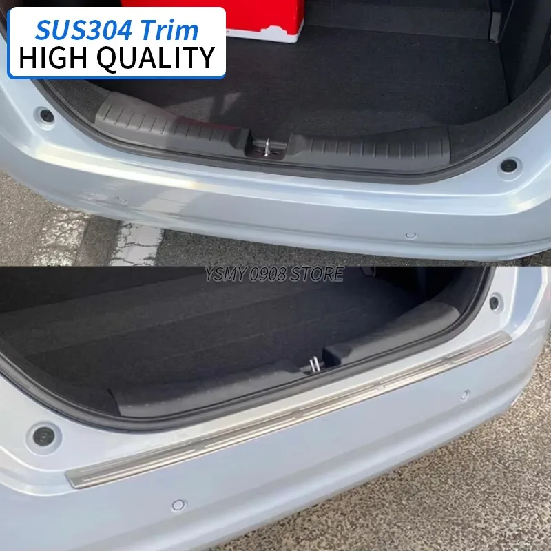 

1 шт. накладка на задний бампер Hairline для Honda Fit Gr1-8 2020 хромированные аксессуары из нержавеющей стали для стайлинга автомобиля