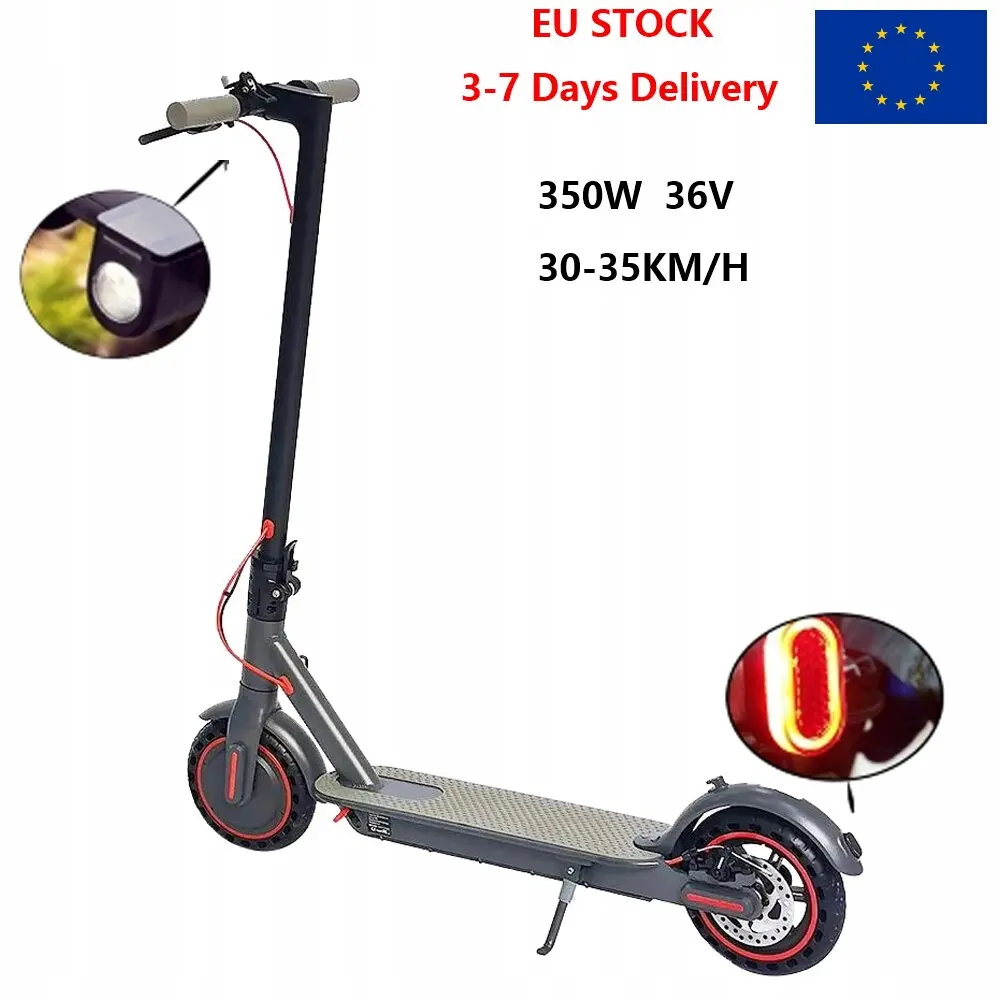

USA / EU Stock 350W 36V 10.4AH Foldable 8.5 Inch Solid Tyre Max Load 100KG 35KM/H Kick Scooter With App