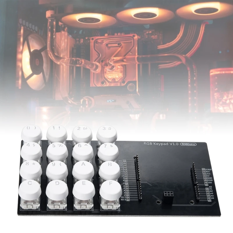 RGBDuino RGB Keypad V1.0 4x4 Expansion Board Streamlined Design for Optimal Performance Elevate Your 3D Printing Game