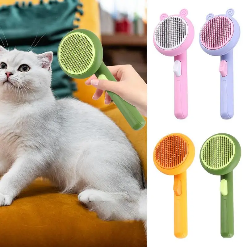 

Dog Grooming Brush Portable Dog Shedding Brush Pet Hair Remover Dog Brush Cat Comb Pet Massage Comb Grooming Tool For Dogs Cats