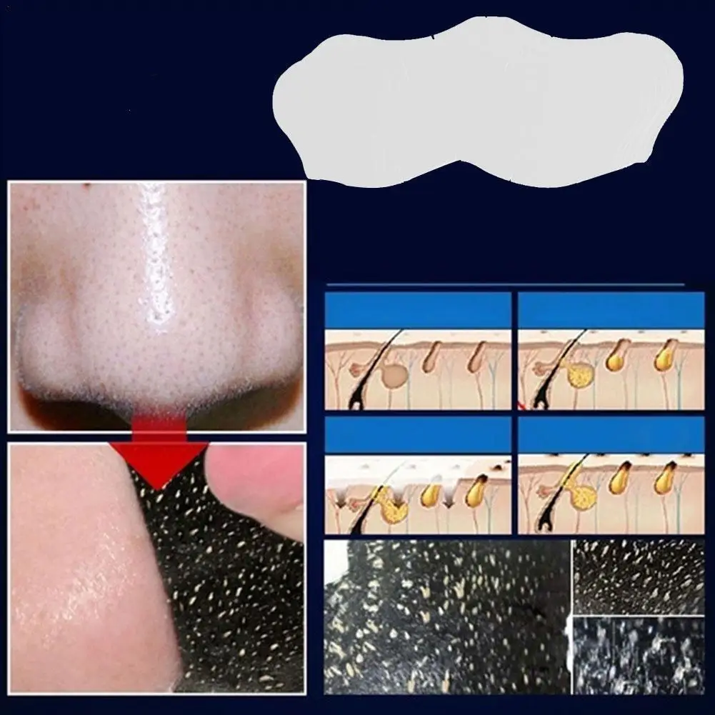 

Маска для удаления чёрных точек и поры, для носа, Глубокая очистка, 10/20/30 шт.