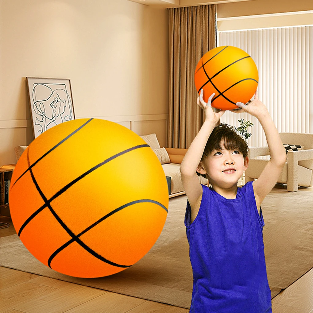 

Silent Basketball For Safe And Silent Indoor Training PU Made Non-toxic Safe Ingredients Handleshh