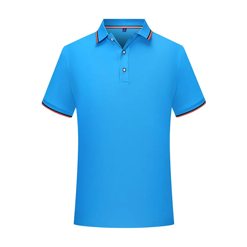 2022 Personalized Customize men polo shirt short sleeve advertising shirt A1135 blue red rose orange black navy cotton spandex