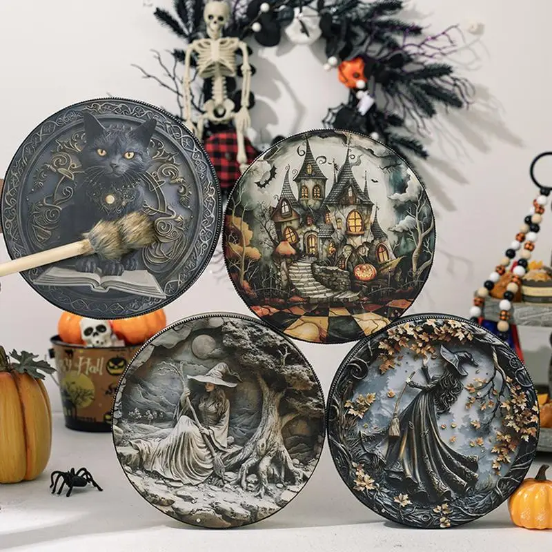 Хэллоуин Шаманский барабан отражающая рамка духовный инструмент с барабанной