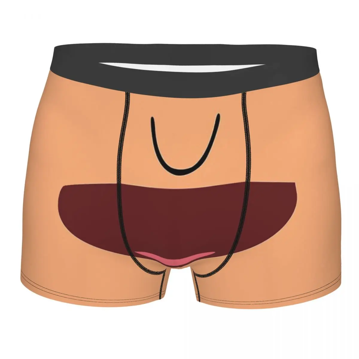 

Mouth and Tongue Mom Cartoon Underpants Cotton Panties Men's Underwear Print Shorts Boxer Briefs