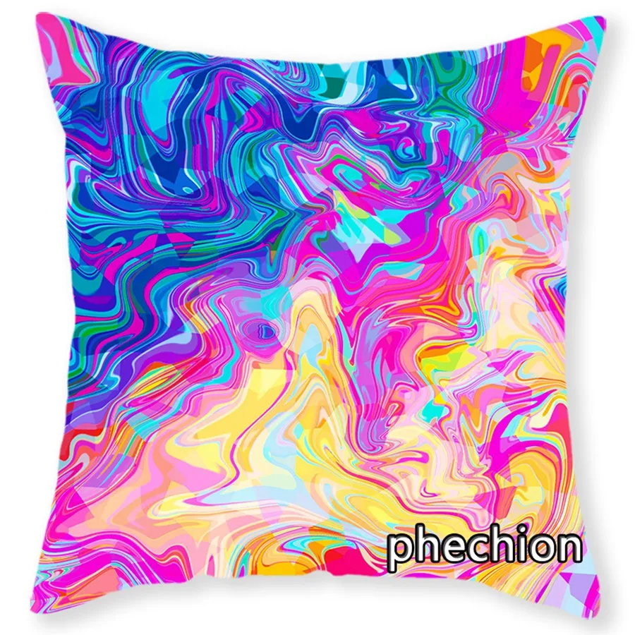 

Phechion 3D Printed Psychedelic Art Pillowcases Pillow Cover Square Zipper Pillow C137