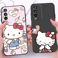 new hello kitty phone cases for xiaomi redmi 9at 9 9t 9a 9c redmi note 9 9 pro 9s 9 pro 5g funda carcasa back cover