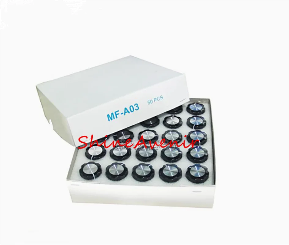 10 шт. MF-A01/A02/A03/A04/A05 ручка потенциометра из каучукового дерева шляпа шкала