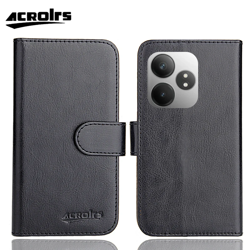 Чехол Realme GT Neo 6 цветов модный флип-кошелек с отделениями для карт нескользящий