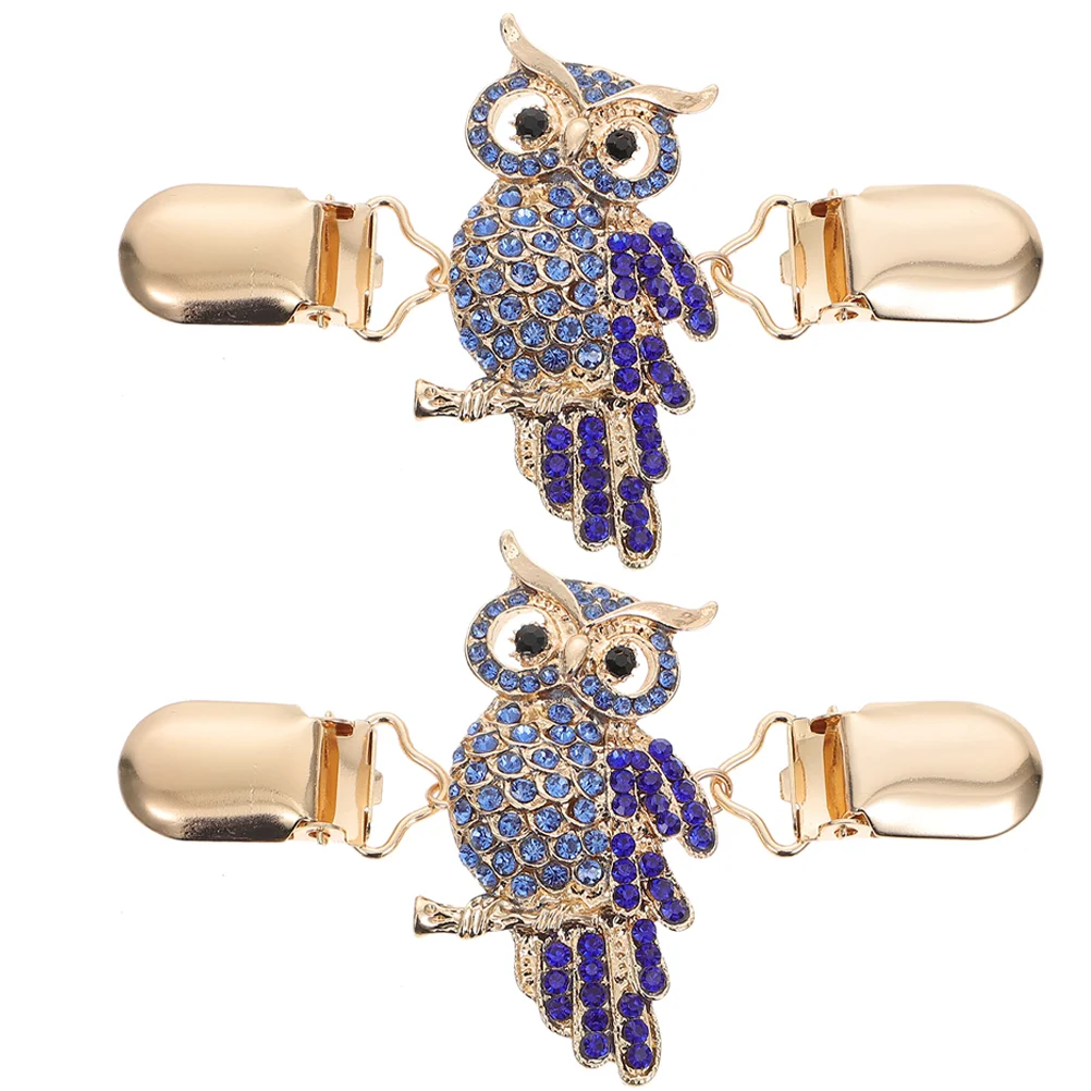 2-х шт. зажим для кардигана с совой женские зажимы платья декор милая европейская