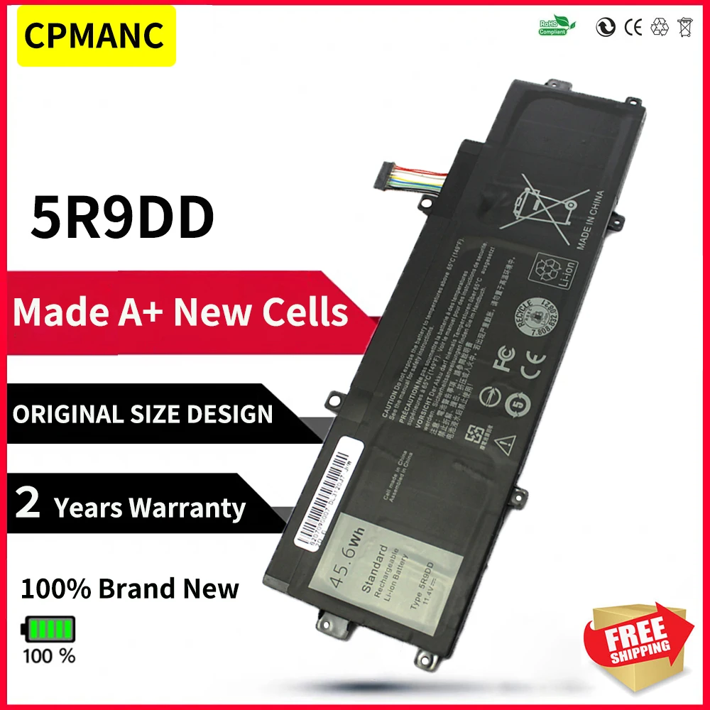 Аккумулятор CPMANC 5R 9DD для Dell Chromebook 11 3120 P22T Series KTCCN 0KTCCN XKPD0 45,6 Втч