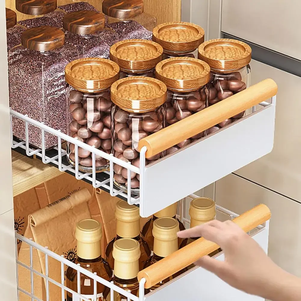 Стеллаж для хранения кухонной чаши большая вместимость с клейкой направляющей