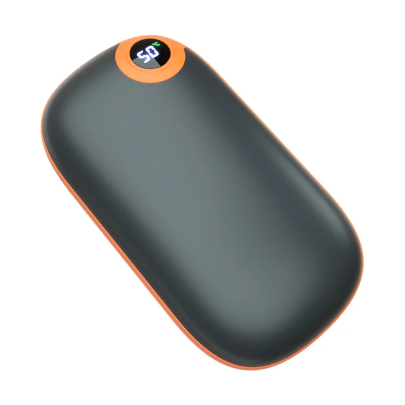 

New Creative Digital Display Hand Warmer Power Bank USB Two-in-One Interface Cute Mini Mobile Power Supply Large Capacity