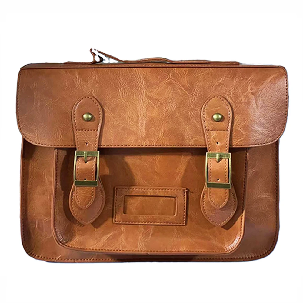 

Japanese Preppy Style JK Uniform Shoulder School Bags for Women Leather Large Briefcase Tote Handbag Girls Big Backpack Purses