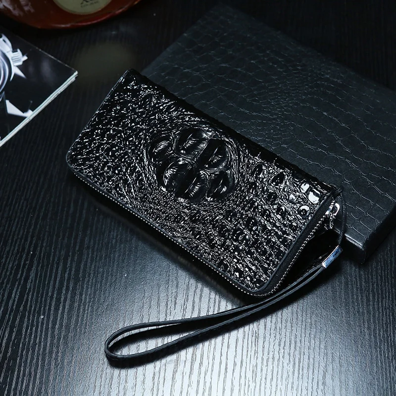 Woman Wallet Men Clutch Bags Cowhide Men's Large Capacity Personalized Luxury Fashion Genuine Leather Purse Wholesale Purses