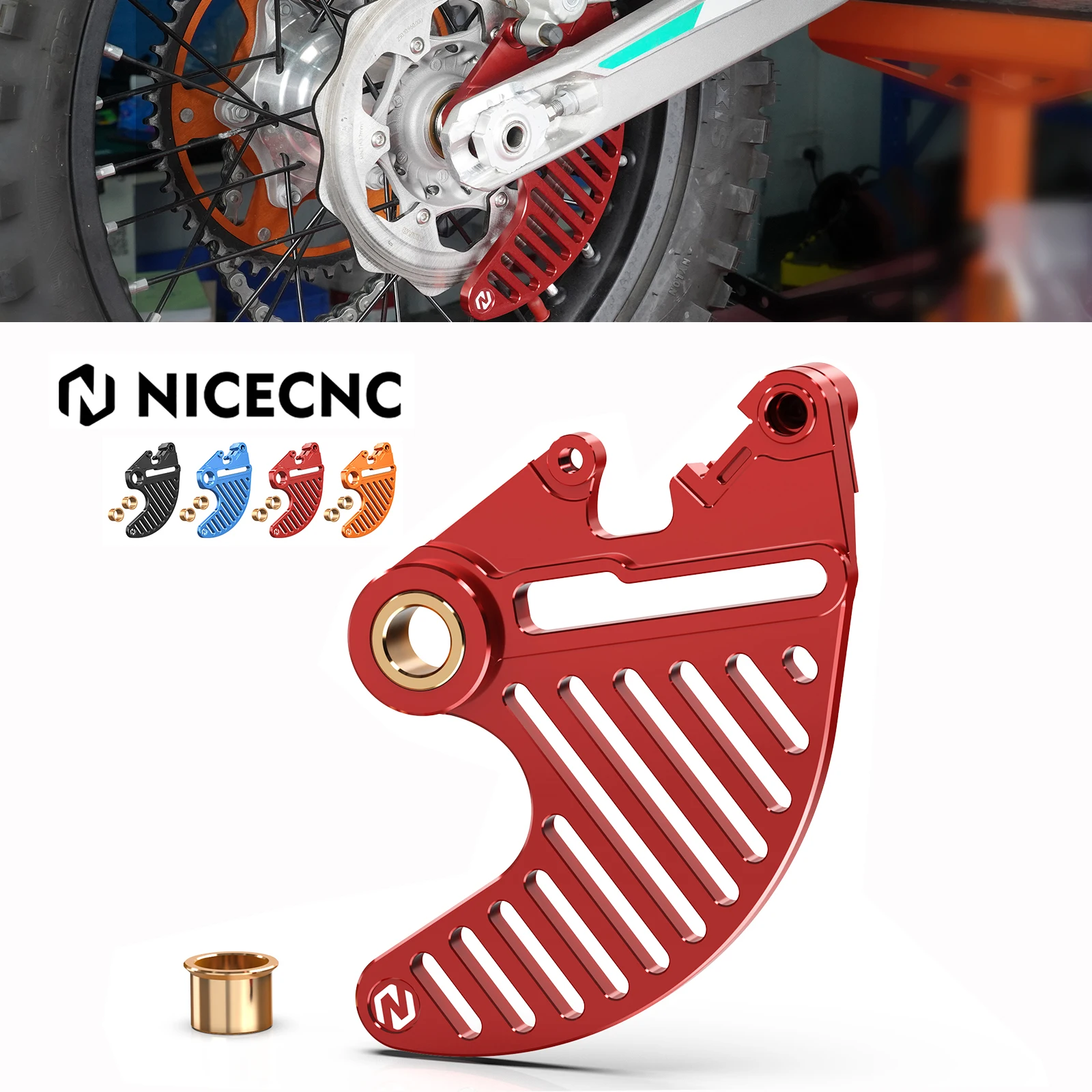 Для gasgas ec 250 300 21-24 защита заднего тормозного диска Protector для GasGas EC EX MC 125 200 250F 350F 450F