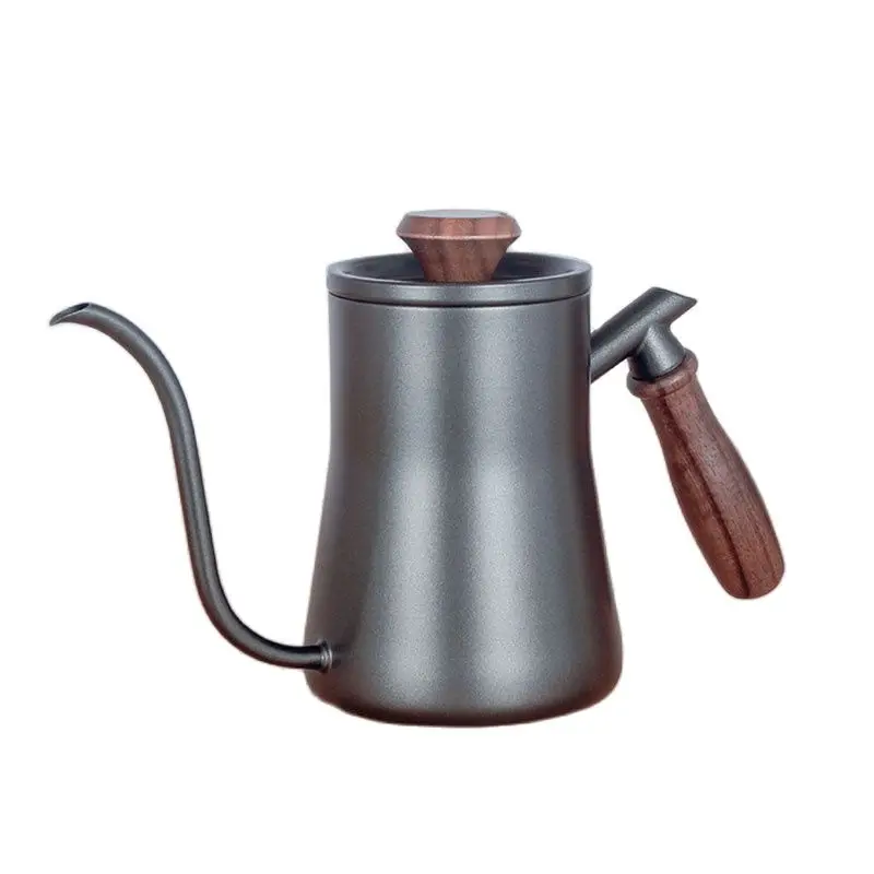 550ml Pour Over Coffee Kettle with Thermometer Stainless Steel Handle Drip Coffee Pot Long Narrow Spout Coffee Pot Water Kettle