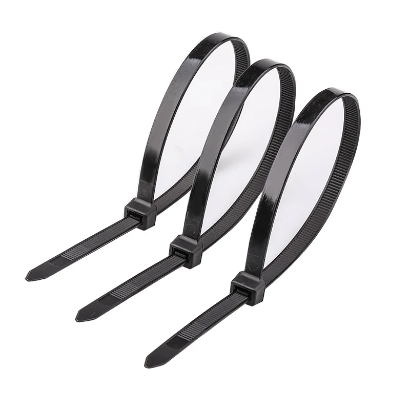 Самоблокирующиеся Нейлоновые кабельные стяжки 100 шт., набор застежек-молний 3X100, 3X150, 3X200, 3X250, 3X30, 0, черные, белые застежки для кабеля