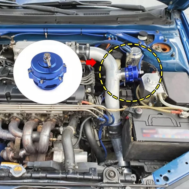 Car Modification 50MM Blow Off Valve Kit Turbine Pressure Relief Bov Vent