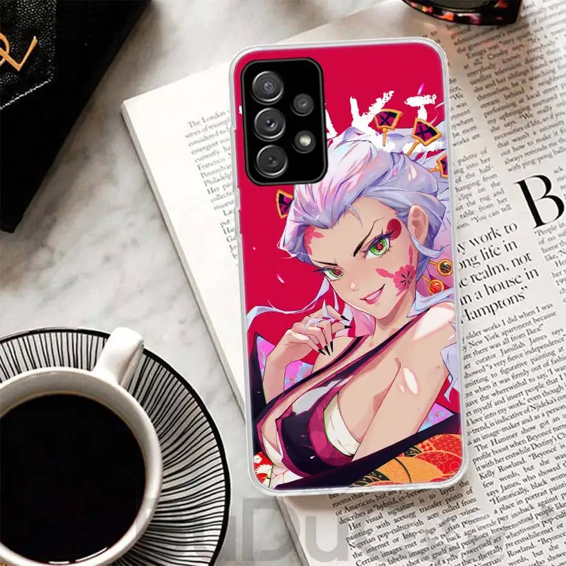 Чехол для телефона Daki Demon Slayers Samsung Galaxy A15 A14 A54 A16 A13 A53 A12 A52S A55 A22 A23 A24 A32 A33 A34 A25 A35 A05S A04S