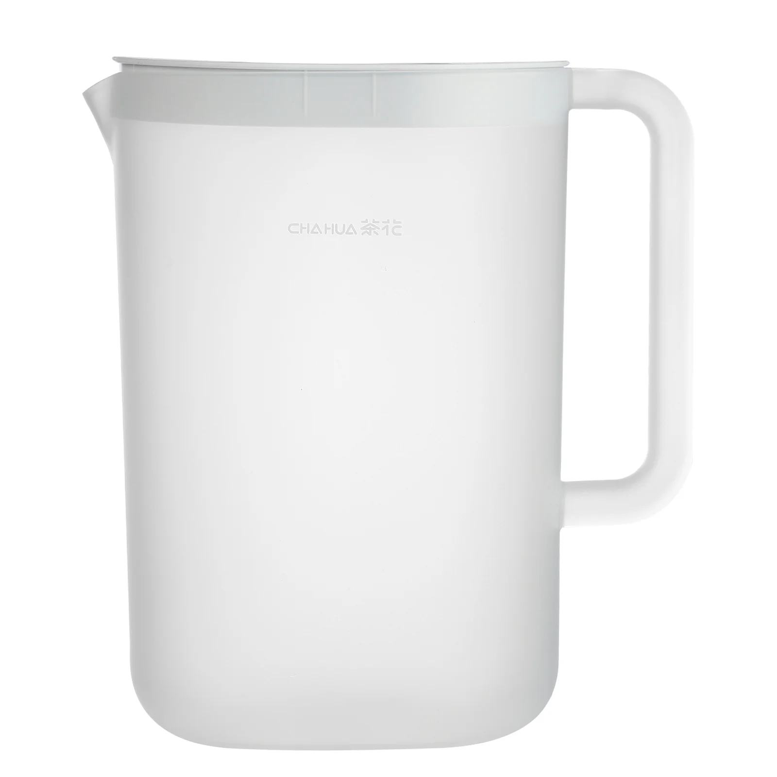 

Pitcher Jugplastic Beverage Lid Tea Waterpitchers Lemonade Kettle Fridge Desktop Clear Bottle Ice Scale Beermeasuring Door Spout