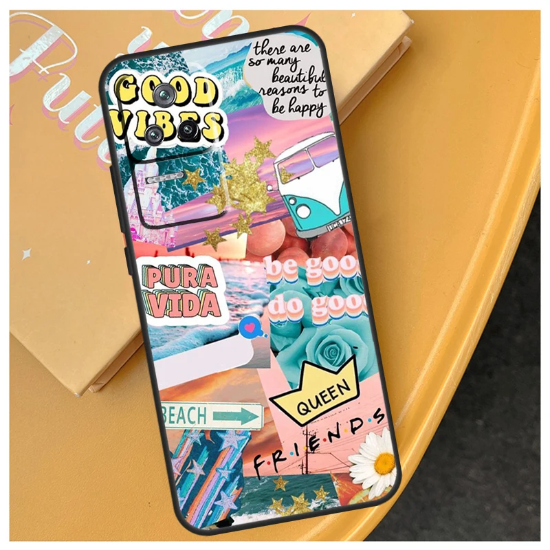 Чехол Beach Vibes для Xiaomi 15 13 14 Ultra 11T 12T 13T 14T Pro POCO X7 X3 X5 F5 F6 M6 X6 Cover