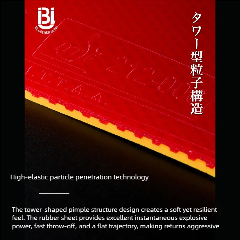 Нелипкая резина Lue Ru Huo - 3G Cake Sponge 2.1мм 47.5 °   Накладки для настольного тенниса для атакующей и защитной игры - для начинающих и продвинутых игроков (art.: 3920dafa2f719) - 3920dafa2f719