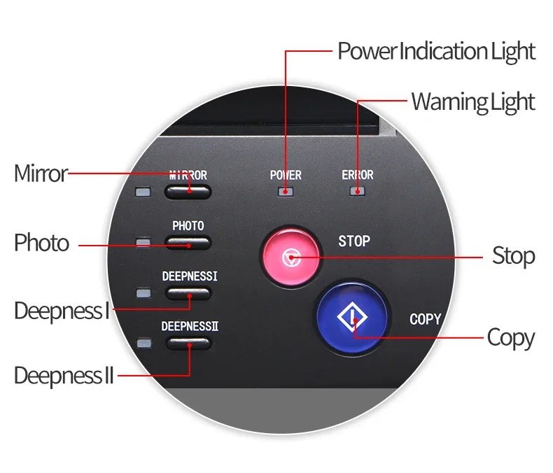 Черная термокопировальная машина копировальный принтер для татуировок